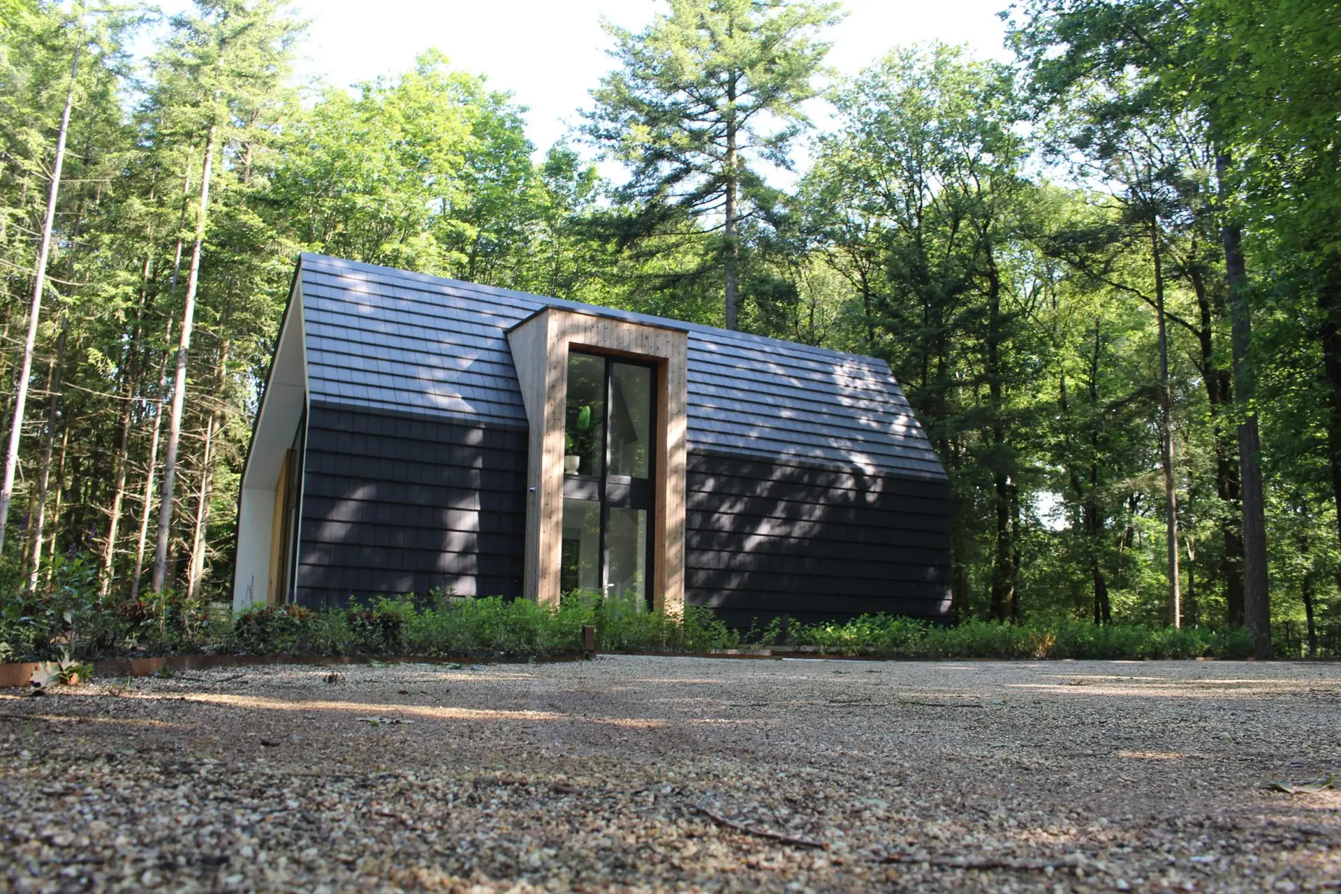 Recreatievilla zijaanzicht